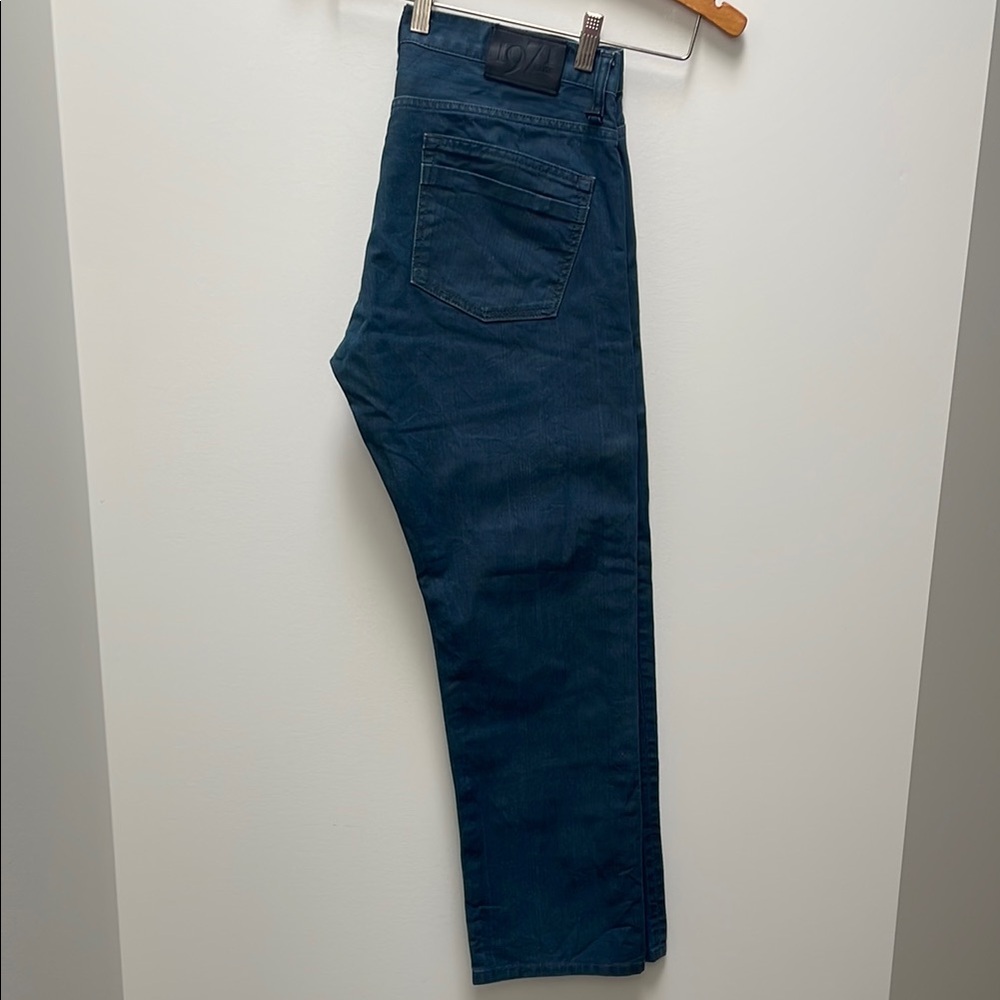 Reiss Men’s Blue Shackleton Tux Fit Jeans – Slim Tailored – Size 34